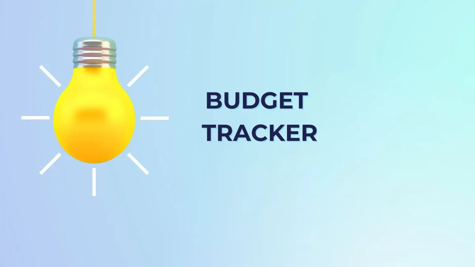 Financial Budget Tracker